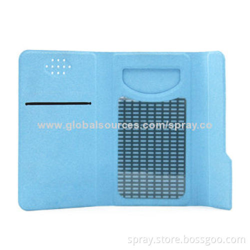 Slim Magnetic PU Leather Case for Samsung Galaxy S4 Mini, with Card Slot